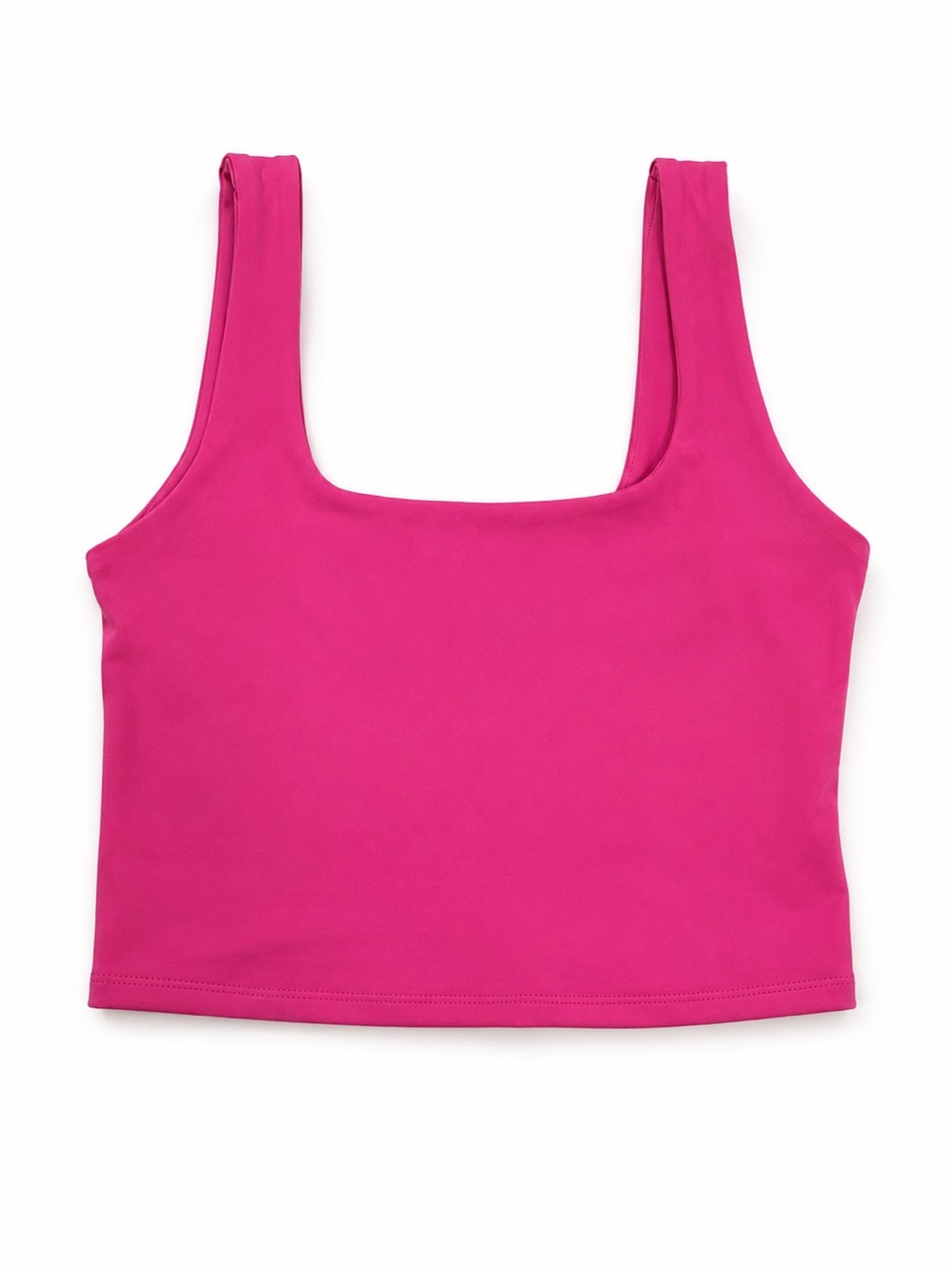 Express Square Neck Crop Tank Top-Small